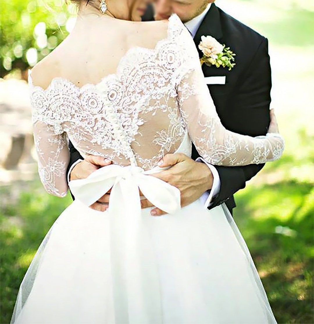 wedding lace shrug