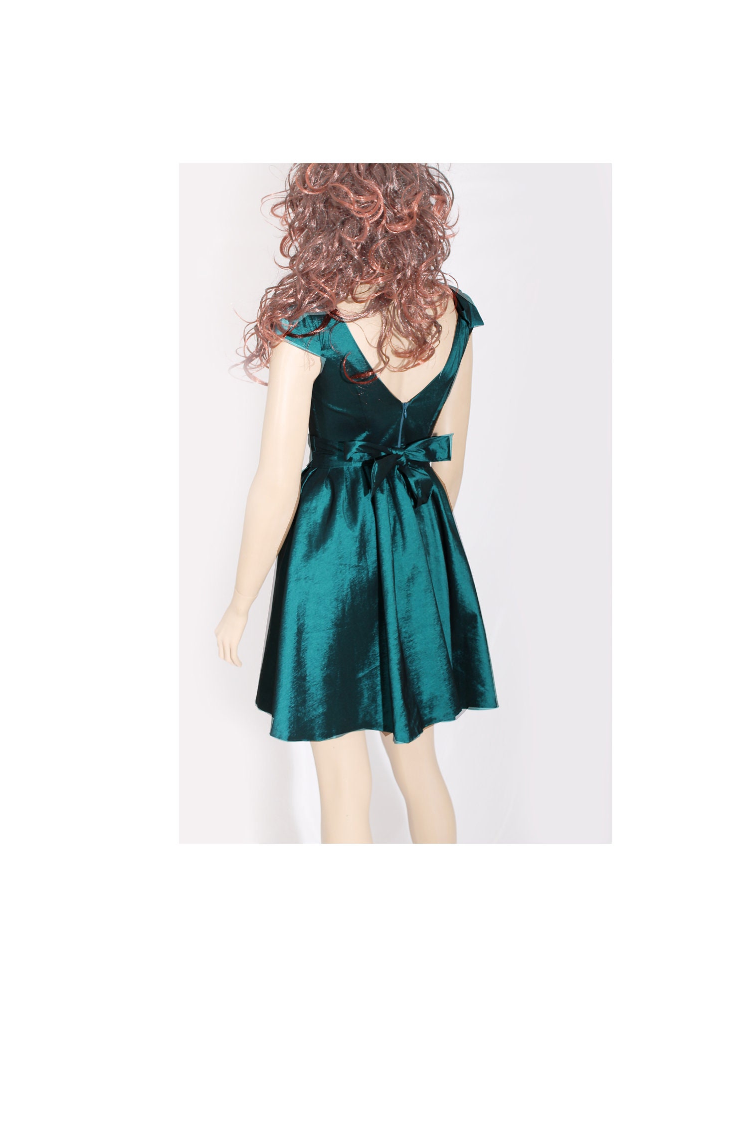 Teal Cocktail Dress - Etsy