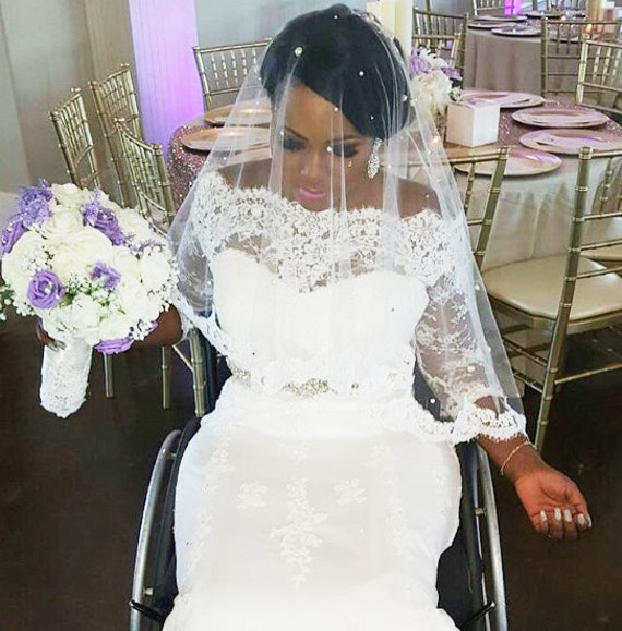 Off shoulder hotsell bolero wedding
