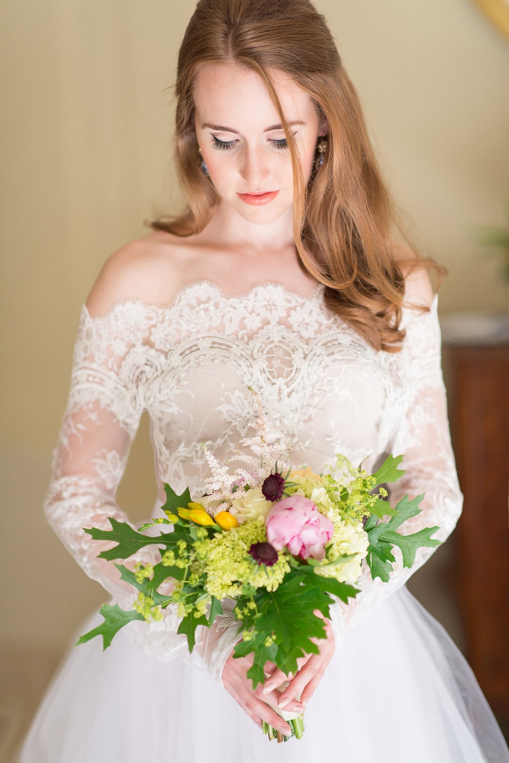 Plus Size Lace Wedding Bolero: Off-Shoulder Bridal Jacket