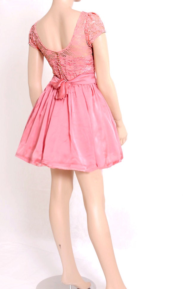 short bridesmaid dresses in coral Coral Pink Chiffon Ruffled Straps A-Line Short Bridesmaid Dress   Dreamdressy