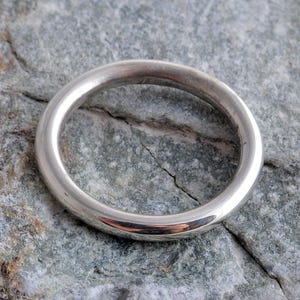 Silver halo ring sterling silver halo ring handmade choose your size custom made to order 925 image 3