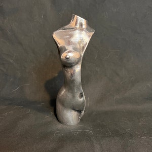 Abstract female figure statue