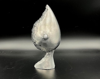 Distressed Breast Sculpture