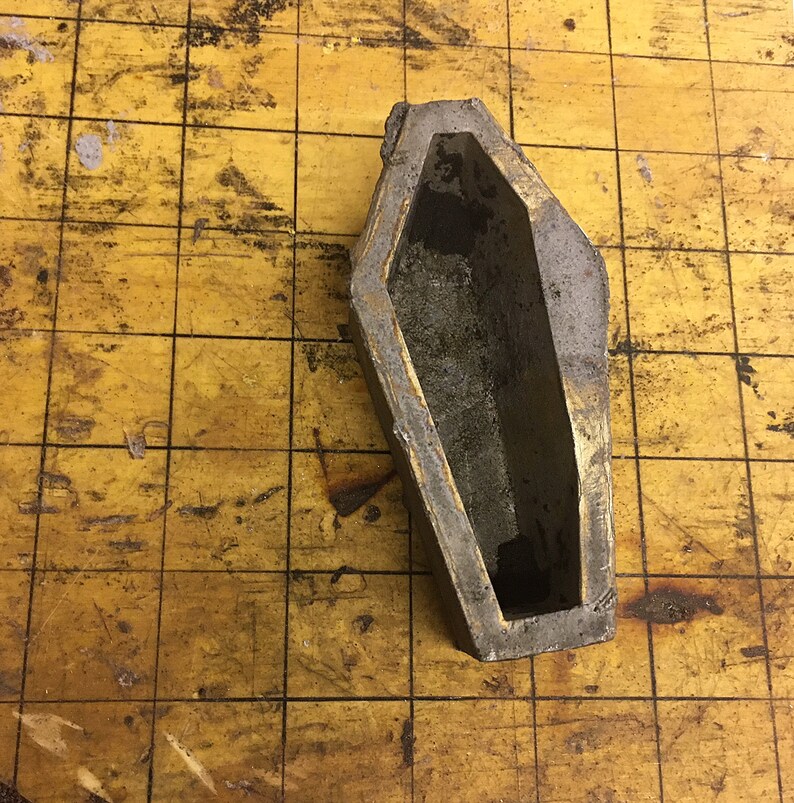 Coffin Business Card And Pen Holder.