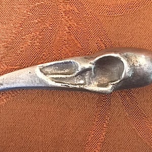 Small Raven Skull Figurine