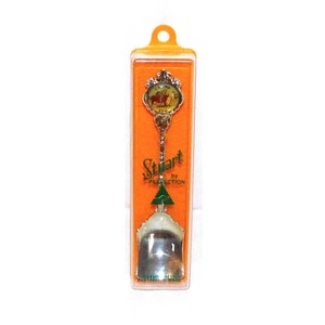 Casino NSW Australia Souvenir Spoon: Stuart Silver Plated Bull Motif