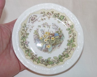 Brambly Hedge Spring Trinket Dish: Royal Doulton Collector Plate