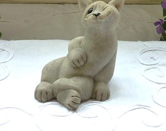 Quarry Critters "Carla" Cat Figurine - Second Nature Design