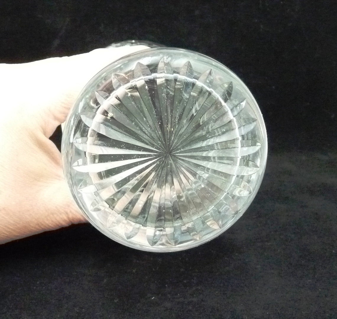 Tudor Crystal Cut Glass Vase Posy Seymour Pattern Made in Etsy
