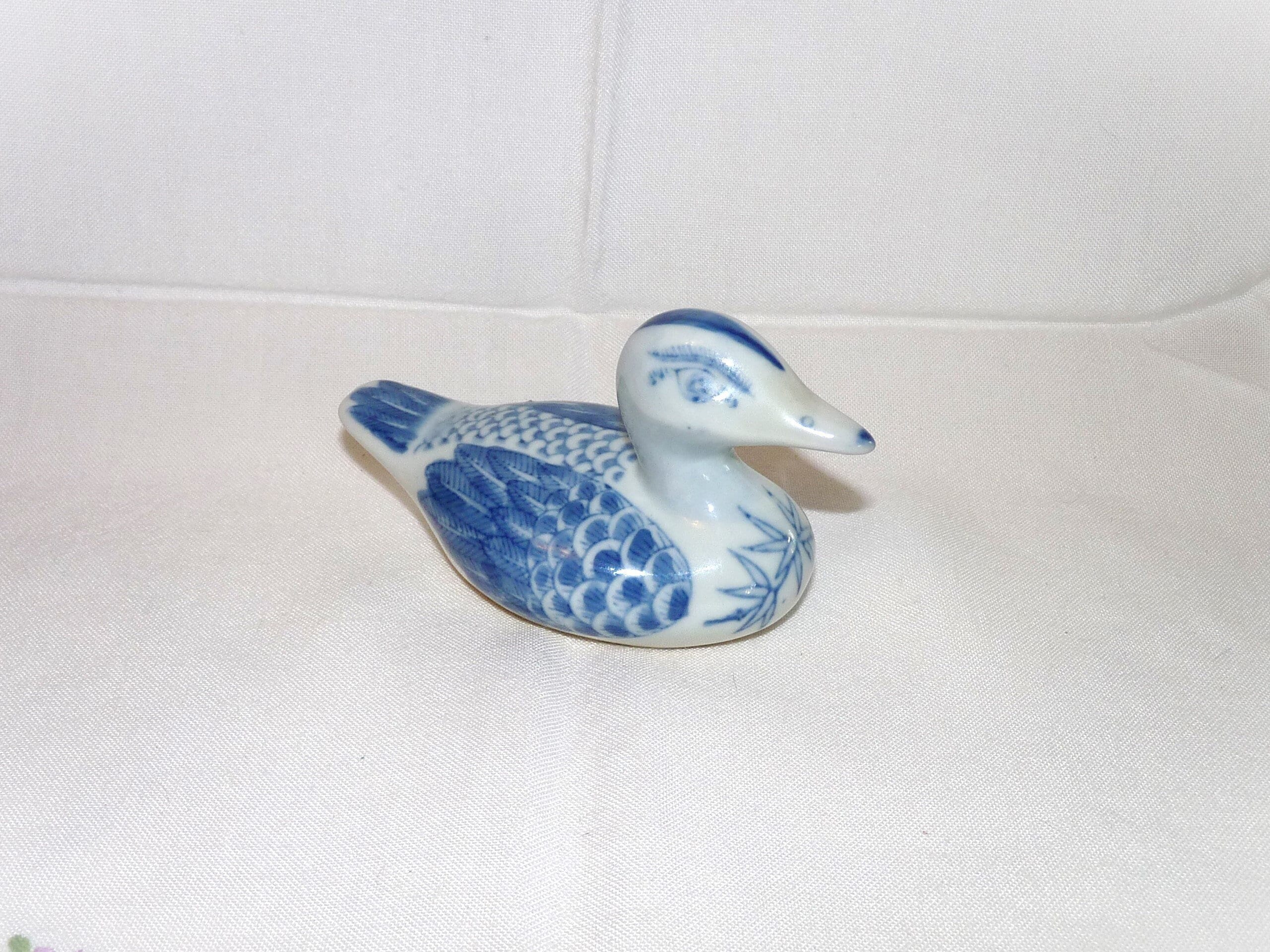 Porcelain blue duck - Etsy 日本