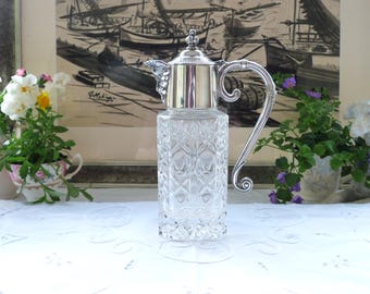 Vintage Silver Plated Bacchus Claret Jug - Made in England