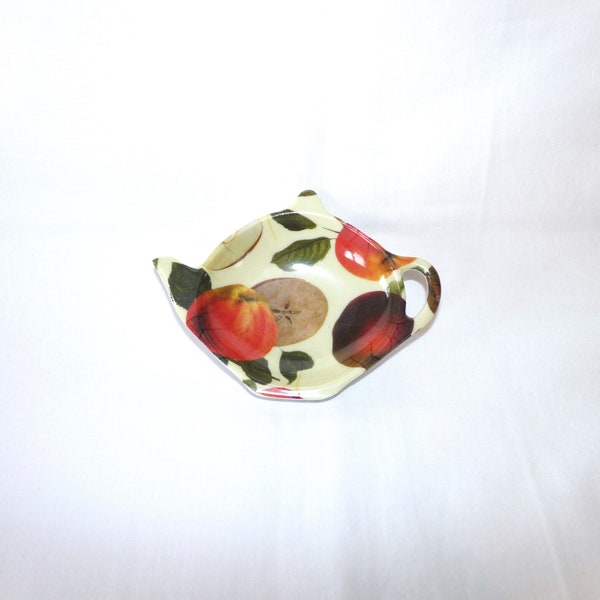 Tea Bag Holder, Melamine Dish, Teapot Accessory, Maxwell Williams Dish, Kitchenalia, Gift for the Home