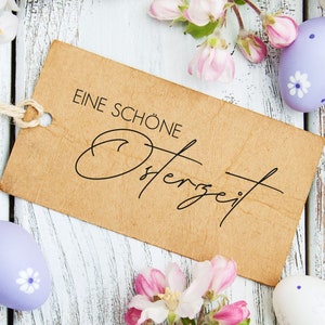 Stempel schöne Osterzeit, modern