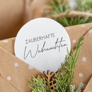 Stempel zauberhafte Weihnachten, modern