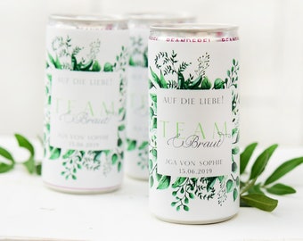 JGA beverage can banderole botanical