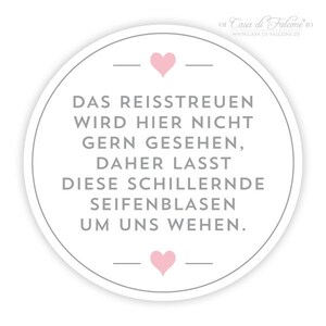 Gepersonaliseerde bruiloft labeltekst, moderne