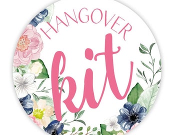 JGA Aufkleber Hangover Kit, floral