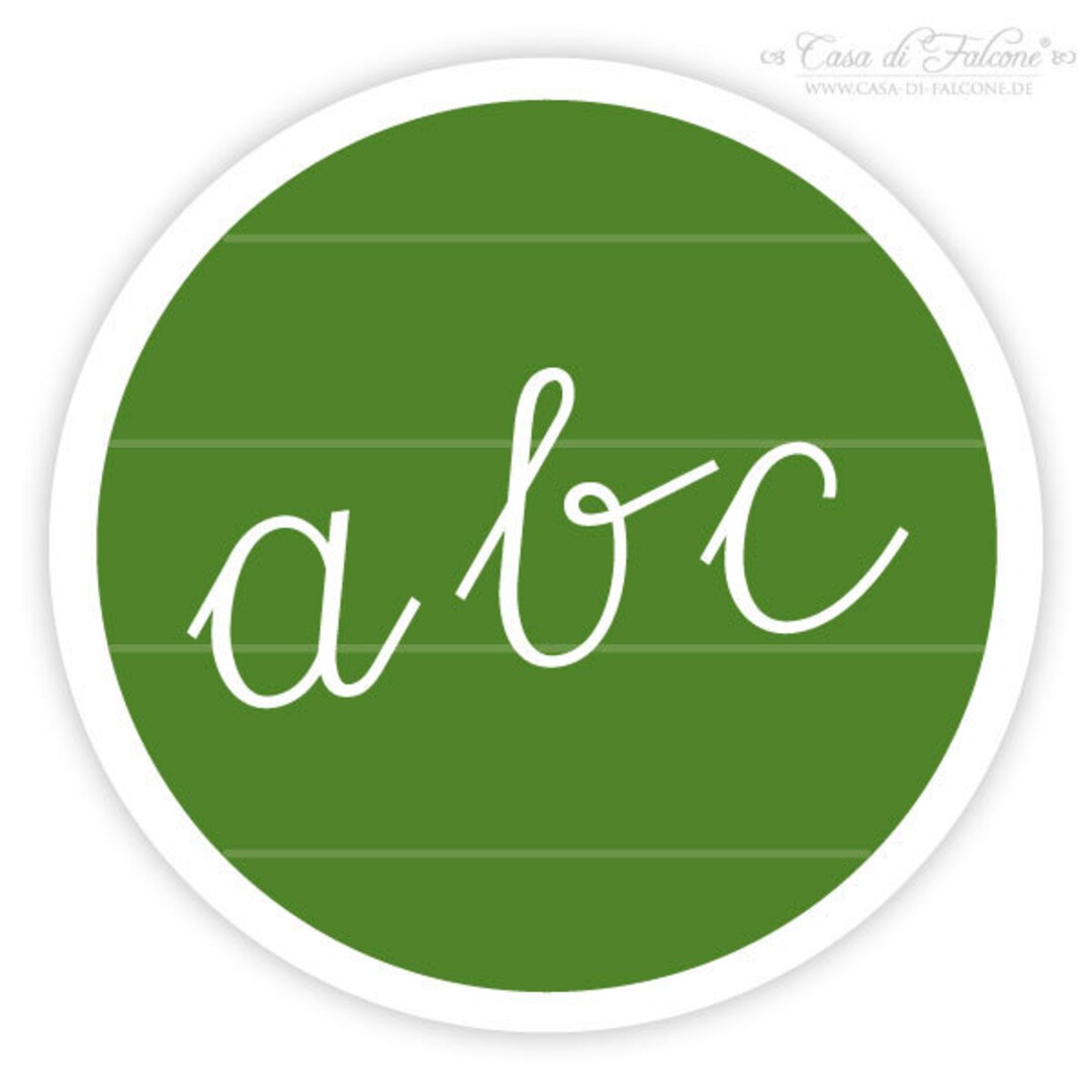 Sticker abc for Enrolment I Beginning of School Etsy