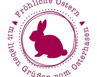 Stamp Easter Bunny