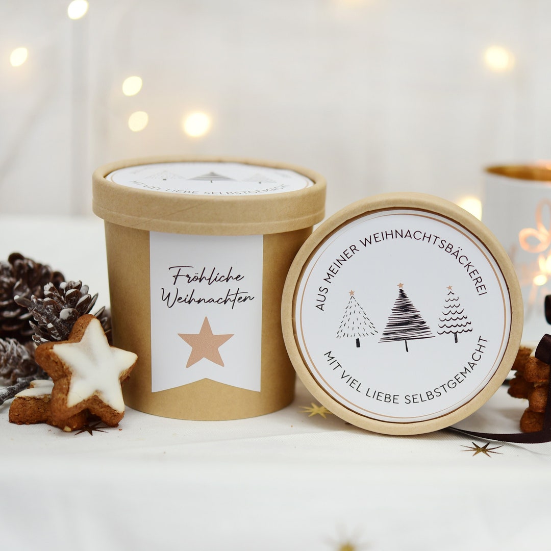 Weihnachtskekse Verpackung I Keksverpackung Weihnachten 2er Etsy.de