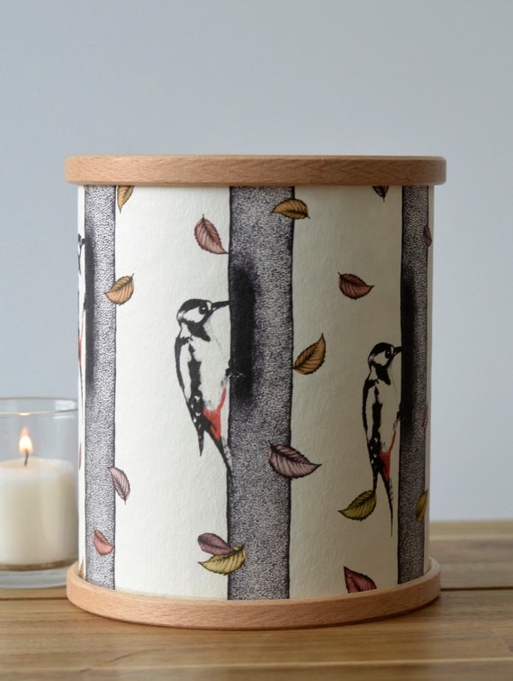 WOODPECKER CANDLE COVER