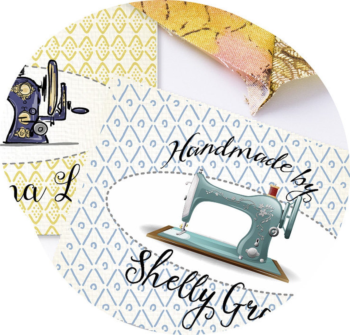 Custom Fabric Quilt Labels Sewon Ironon 24 Labels Etsy