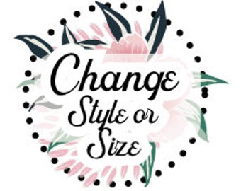 Changes to Label Order original requests. Changes to style or size.