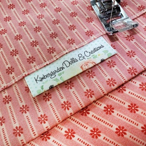 Custom Clothing Labels Using Your Design - Organic Cotton or Fray Proof  Poly-Cotton - Sew On - Full