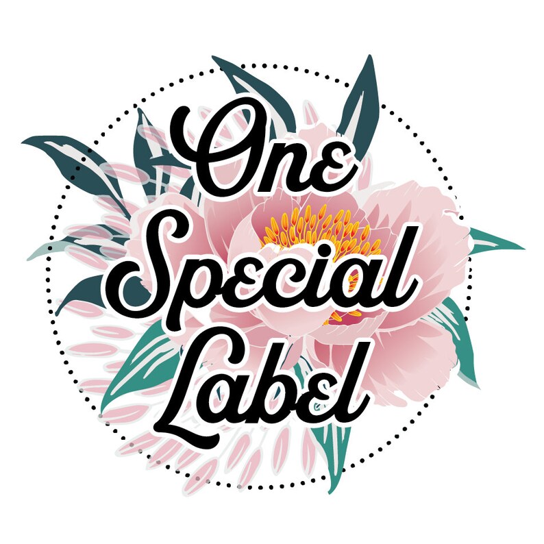 One Special Label for a Gift, Memorial, or Quilt. Iron on or Sew on Fabric Label, Max size 5x7 Your Name, Artwork, Quote or a Custom Design image 1