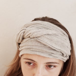 Linen Headband for Women, Linen Headwrap