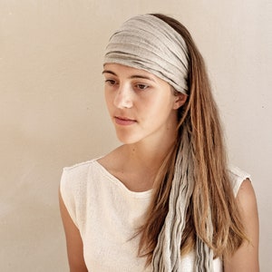 Linen Headband for Women, Linen Headwrap
