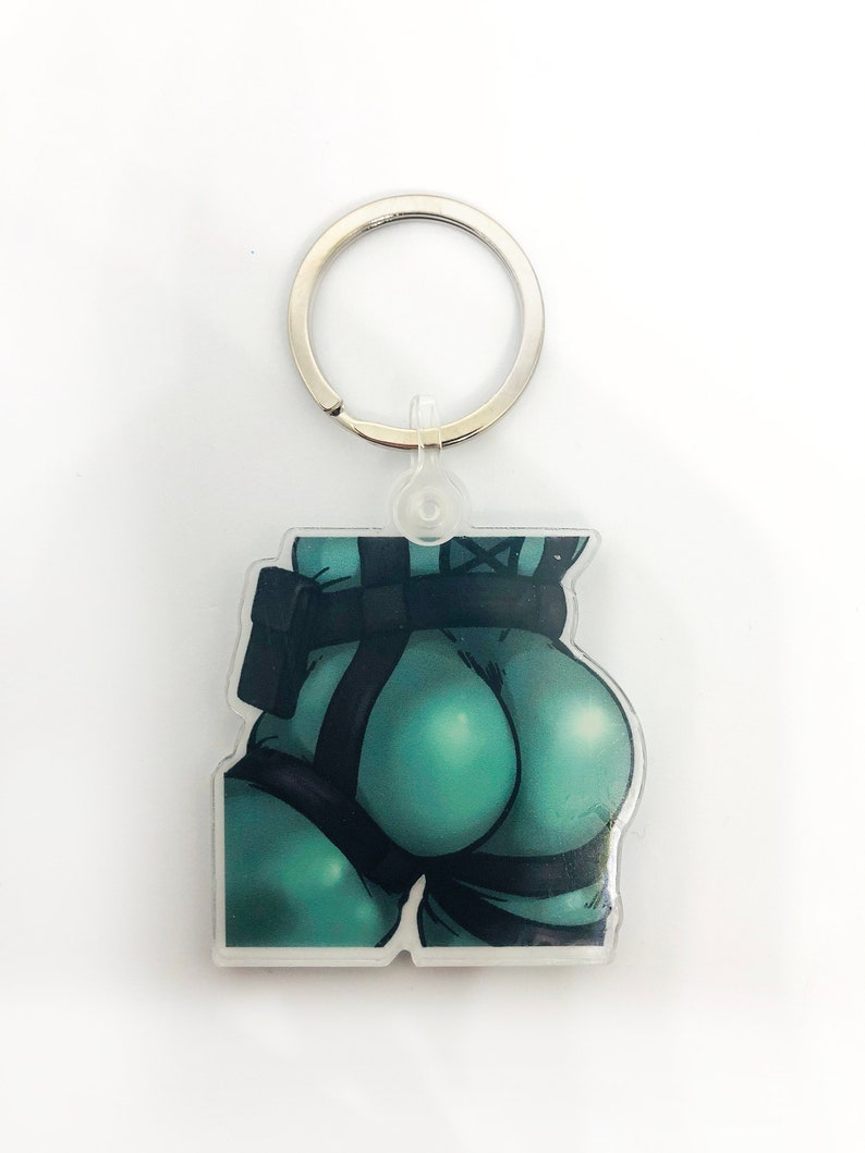 Solid Snake Dummy THICC Booty Keychain