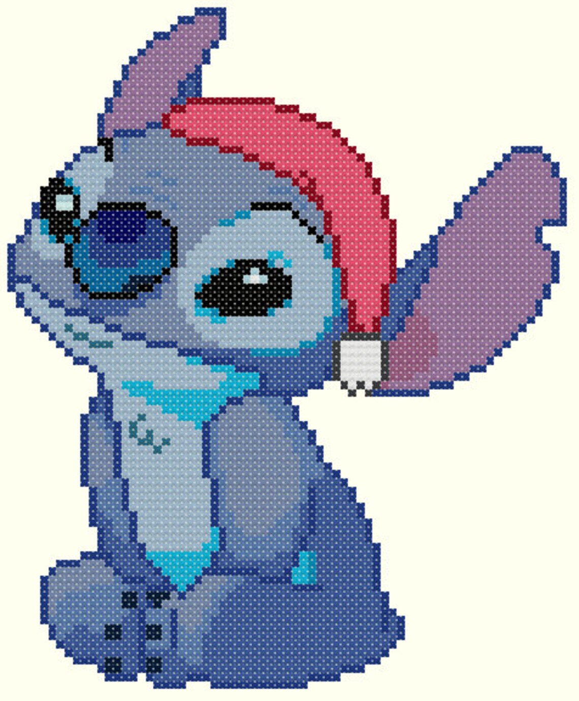 Christmas Stitch Cross Stitch Pattern-Disney Lilo and Stitch | Etsy