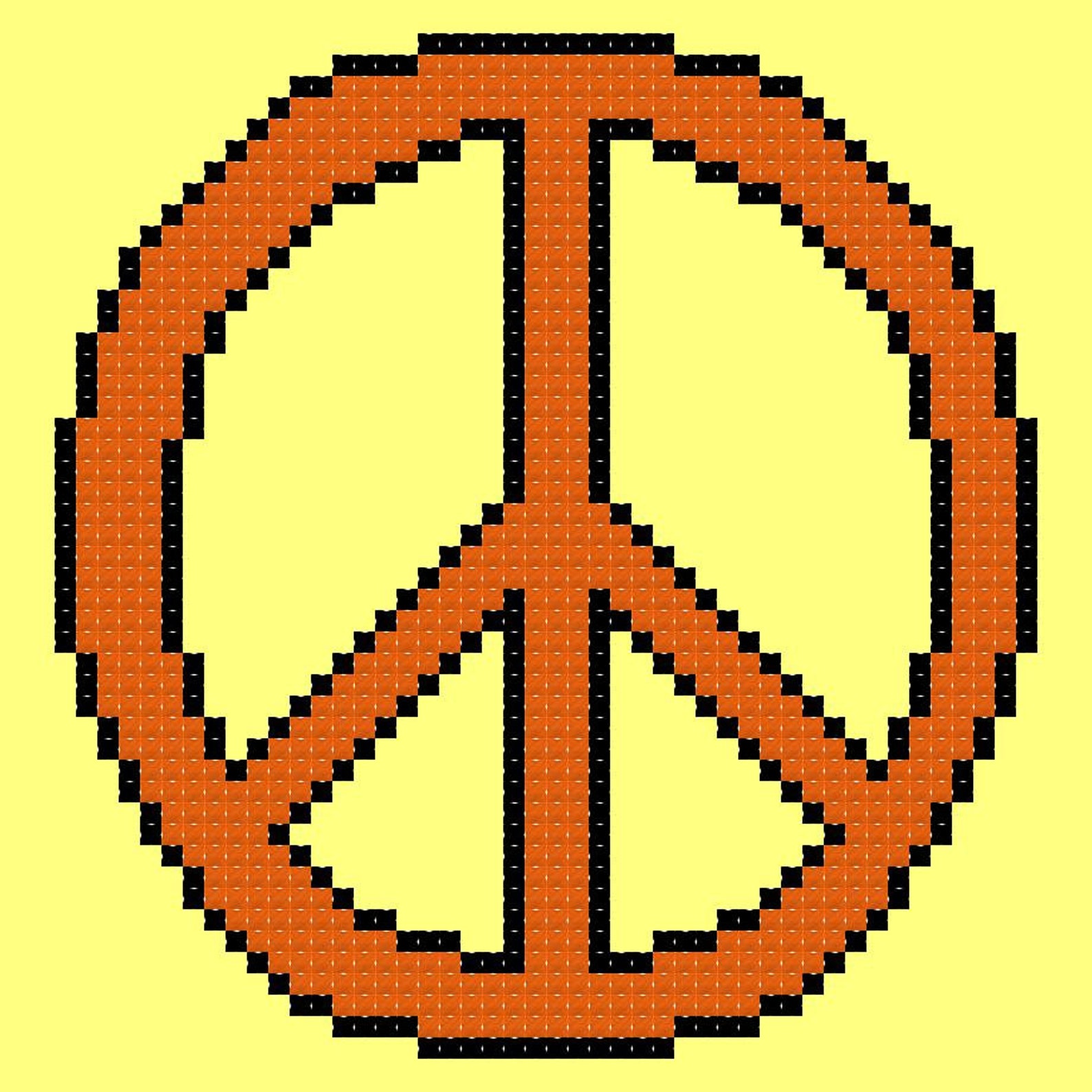 Large Outdoor Mini Metal Peace Sign Ornament U2013 Past