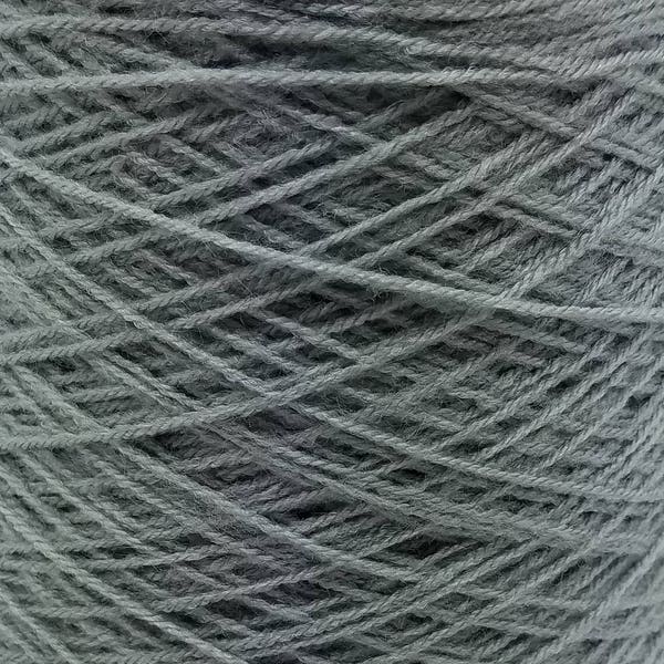 Light Gray T1290 Tamm Yarn, 3 PLY Astracryl, Fingerling Weight, Acrylic Knitting Machine Yarn, 1 Pound Cone