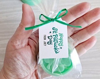 Shamrock St. Patrick's Day Soap Party Favors Set of 12 for Kids' School Parties, Birthday Parties