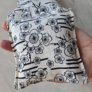 Weighted Eye Mask without Strap, Heat or Cool, Choose Fabric, Yoga Savasana Nidra Eye Pillow Meditation, Teacher Co Worker Gift, Unscented image 2