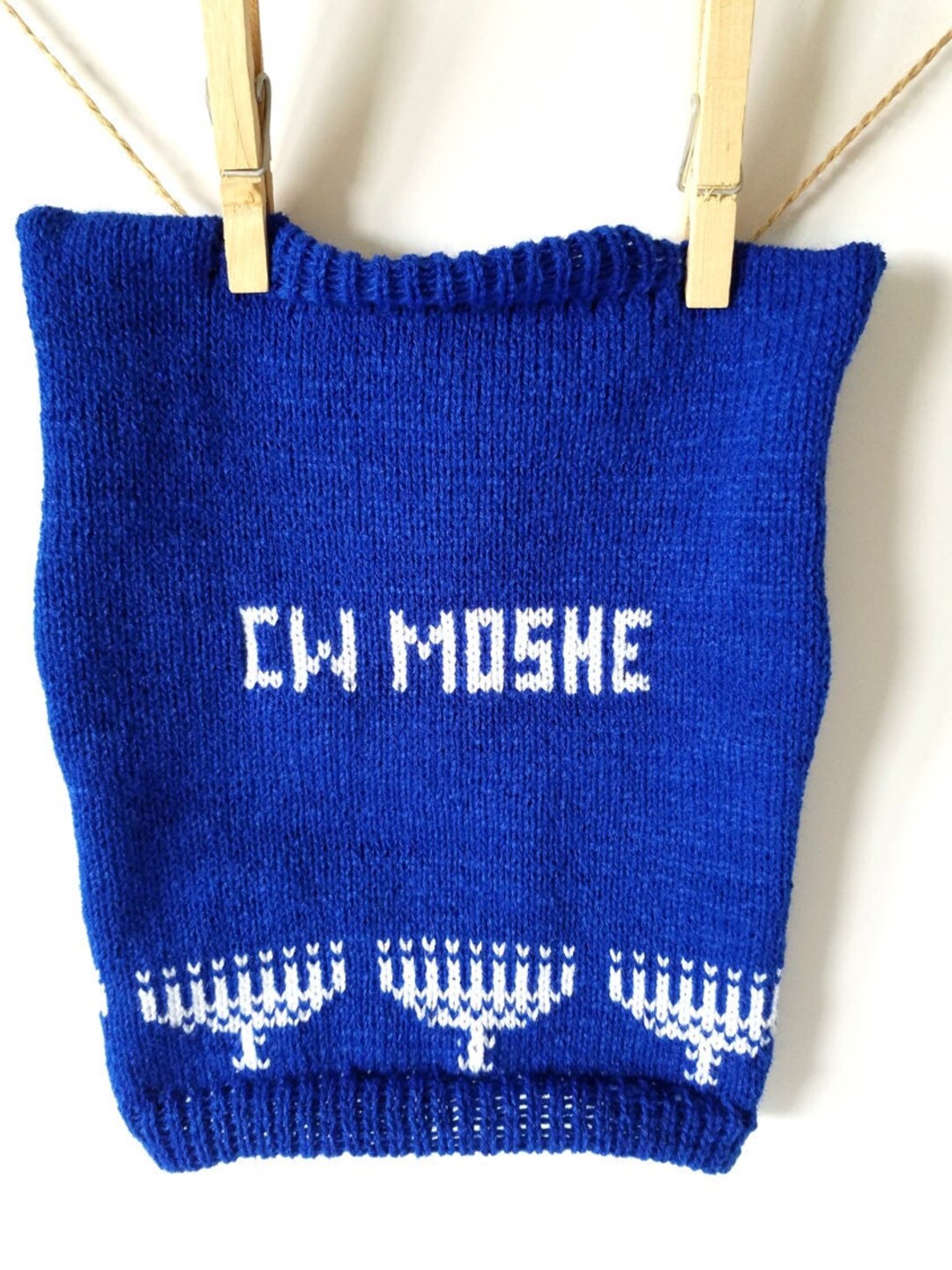 Menorah Hanukkah Personalized Dog Sweater, Pet Shirt, Dog Fashion Gift