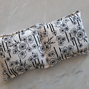 Weighted Eye Mask without Strap, Heat or Cool, Choose Fabric, Yoga Savasana Nidra Eye Pillow Meditation, Teacher Co Worker Gift, Unscented image 1