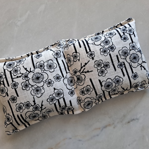 Weighted Eye Mask without Strap, Heat or Cool, Choose Fabric, Yoga Savasana Nidra Eye Pillow Meditation, Teacher Co Worker Gift, Unscented