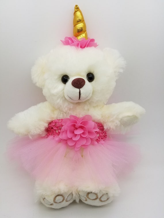 oso de peluche unicornio