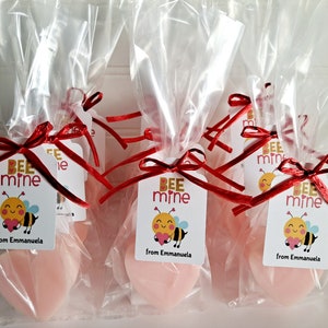 Heart Soaps, Personalized Kids Valentine's Day School Class Party Favors, Teacher Gift, Set of 12 image 10
