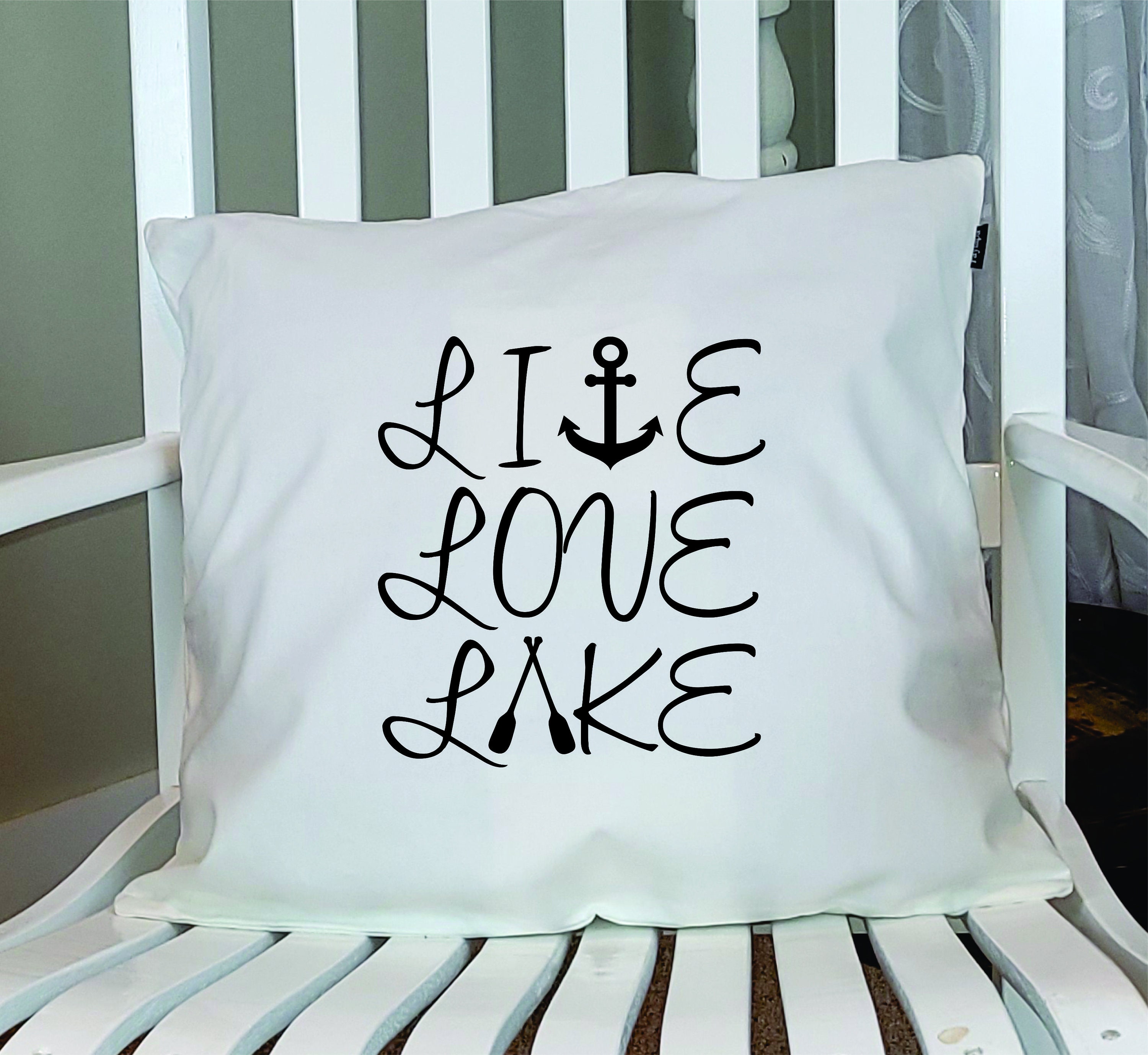 Live Love Lake Pillow Covers Lumbar Pillow Cover Wedding Pillow Cover