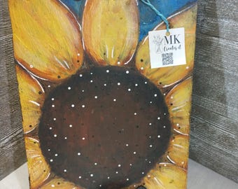 Sunflower Pallet Tray| Farmhouse Style Home Decor Tray