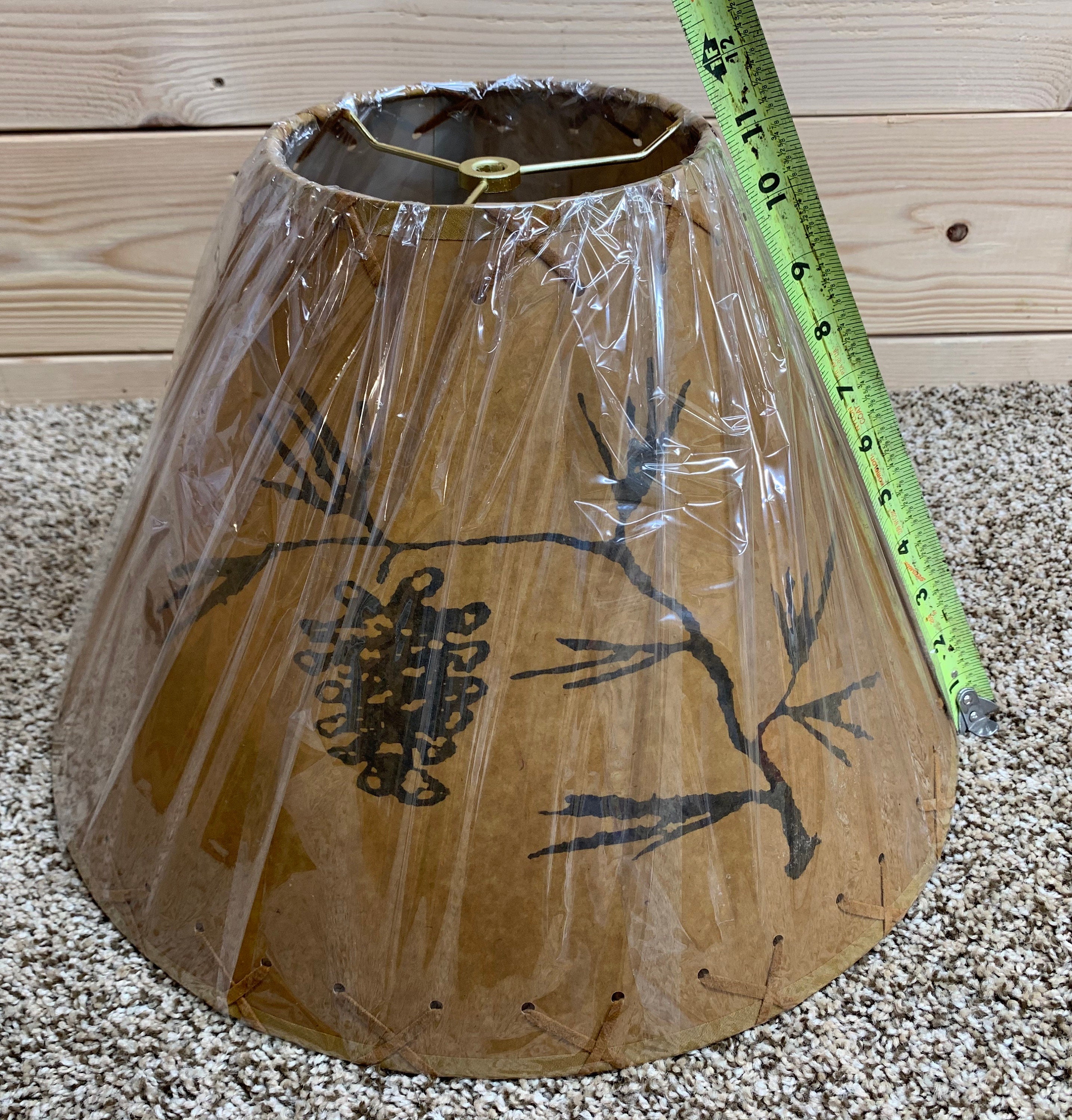 Rustic Pine Cone Scene Lamp Shade 16 Etsy New Zealand