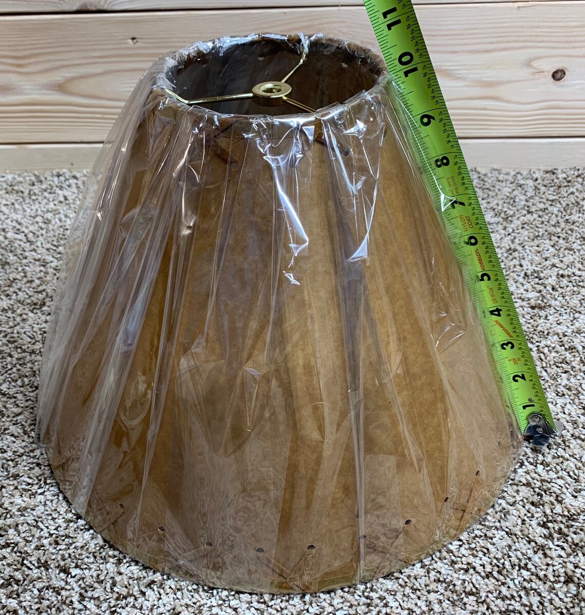 Rustic Oiled Kraft Laced Lamp Shade 14 Etsy