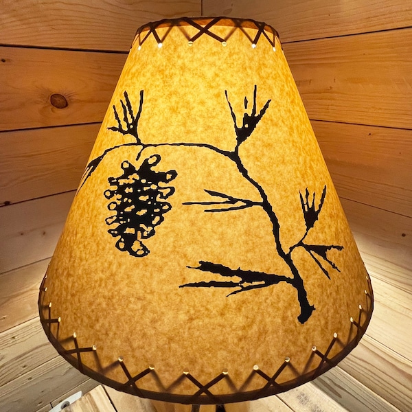 Pine Cone Lamp Etsy