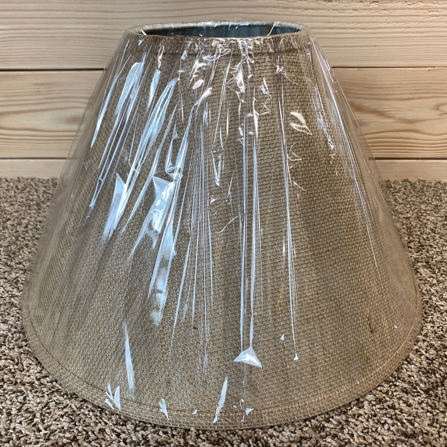 Rustic Burlap Lamp Shade 16 Etsy UK