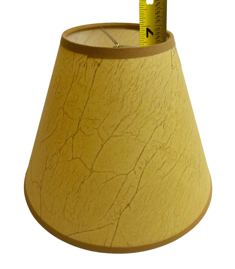 Rustic Oiled Kraft Crackled Clipon Lamp Shade NO LACE Etsy